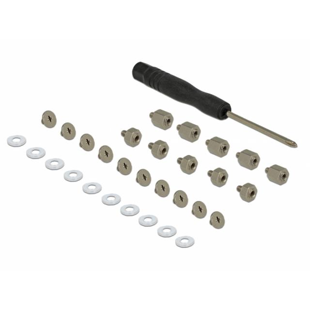 Delock Mounting Kit 31 pieces for M.2 SSD