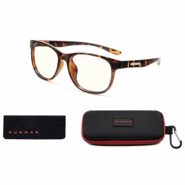 Детски компютърни очила GUNNAR Rush Kids 12+, Clear Natural, Кехлибар 