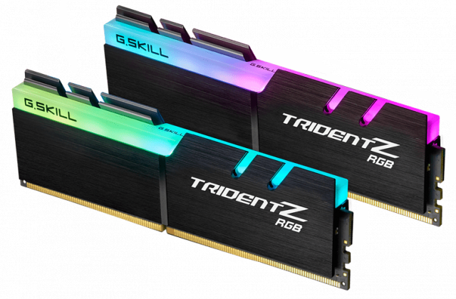 Memory G.SKILL Trident Z RGB 32GB(2x16GB) DDR4, 3600MHz F4-3600C17D-32GTZR 