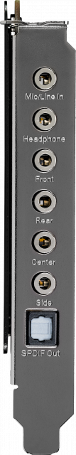 Sound card ASUS  Xonar AE 7.1 PCIe Gaming audio 