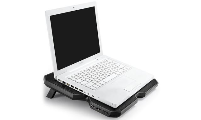 Notebook Cooler DeepCool Multi Core X6, 15.6", 2x140+100 mm, Black 