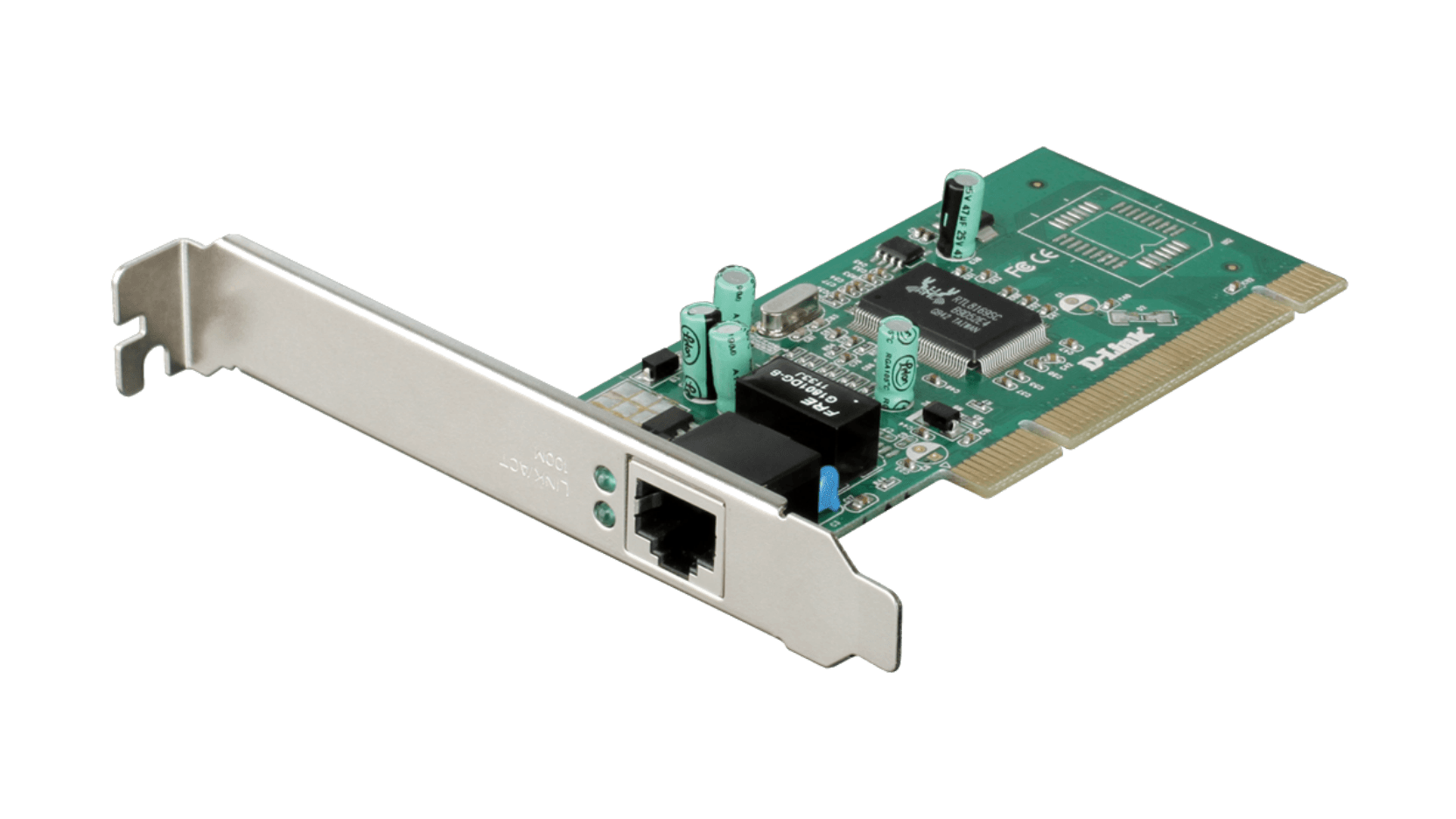 Мрежова карта D-Link DGE-528T, PCI, 10/100/1000 Gigabit Ethernet, low profile
