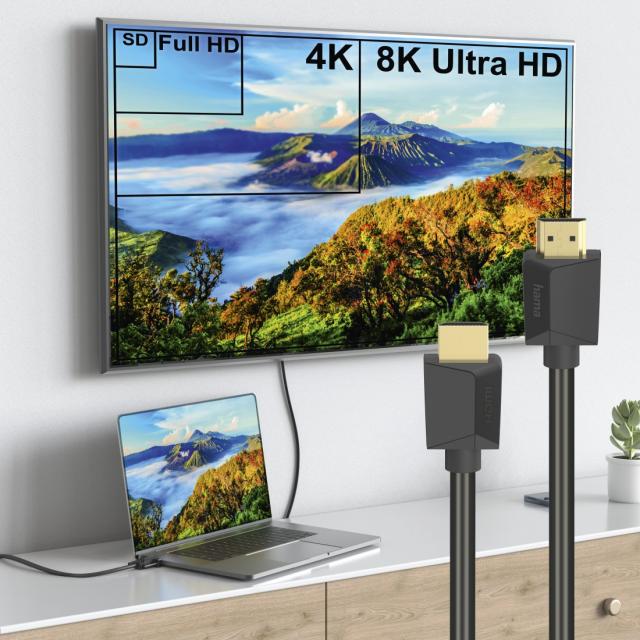 Hama Ultra High Speed HDMI™ Cable, Plug - Plug, 8K, 3.0 m 