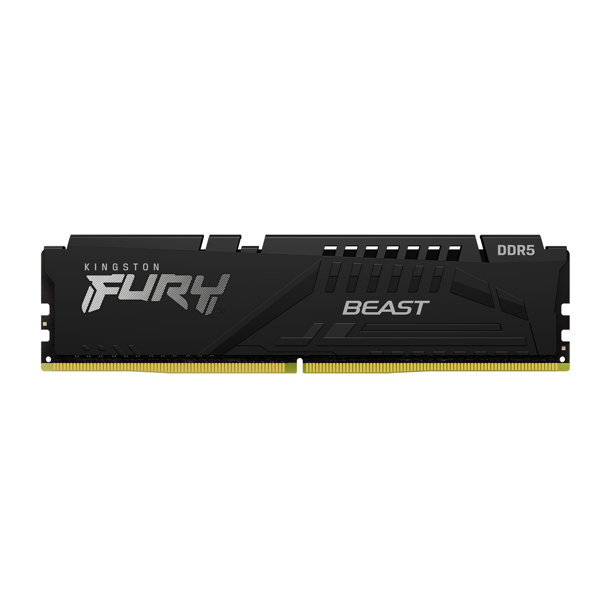 Памет Kingston FURY Beast Black 16GB(2x8GB) DDR5 6000MHz CL30 - AMD EXPO