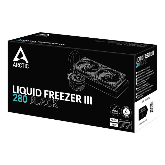 CPU Cooler Arctic Liquid Freezer III 280 Black 