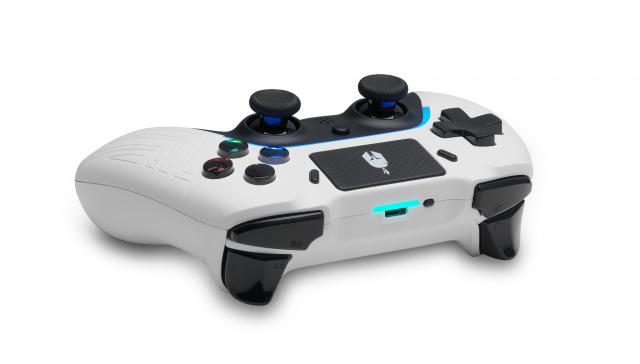 Wireless Gamepad Spartan Gear Aspis 4, for PC and PS4, White 