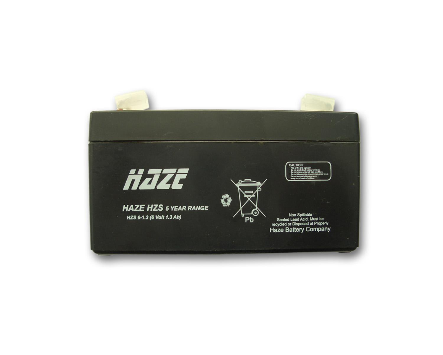 Оловна Батерия Haze HZS6-1.3, 6V / 1.3Ah- 98/25/52mm AGM