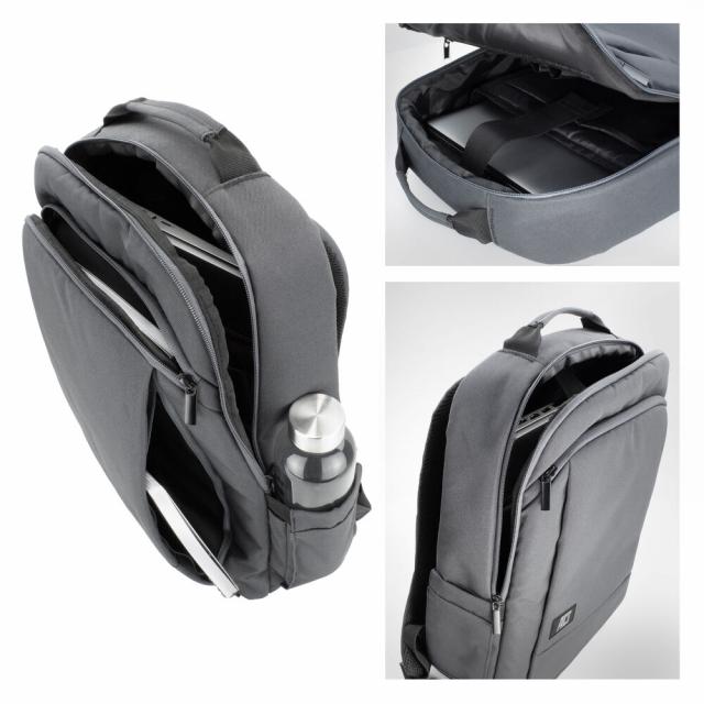 ACT Move backpack for laptops up to 15.6" made from recycled plastic bottles 