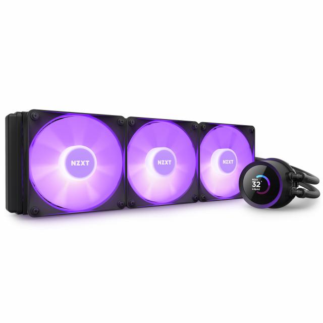 AIO Liquid Cooler NZXT Kraken 360 RGB Black, LCD Display 