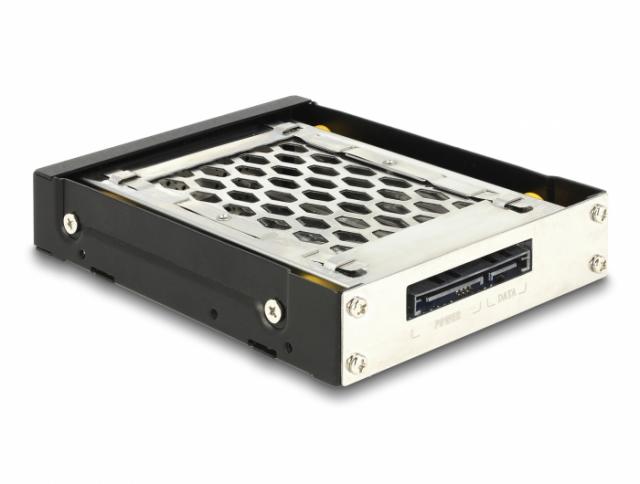 Delock 3.5″ Mobile Rack for 1 x 2.5″ SATA / SAS HDD / SSD with vibration protection 