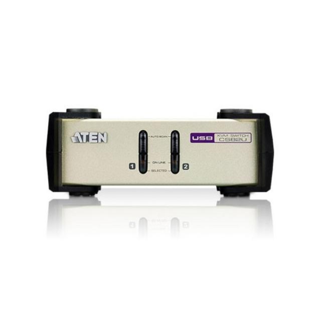 KVMP превключвател, ATEN CS82U, 2-портов, PS/2-USB VGA 