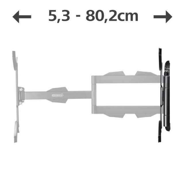 Hama TV Wall Bracket, Swivel, 65", up to 25 kg, 220841 
