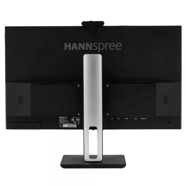 Монитор HANNSPREE HP248WJB, 27 inch, Wide, Full HD, Камера 5 mpix, D-Sub, HDMI, DP, Черен 