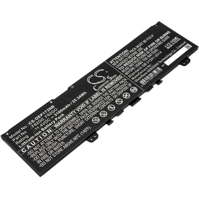 Laptop Battery for DELL Inspiron 7373 Inspiron 13 7000 F62G0  11,4V 3100mAh CAMERON SINO 
