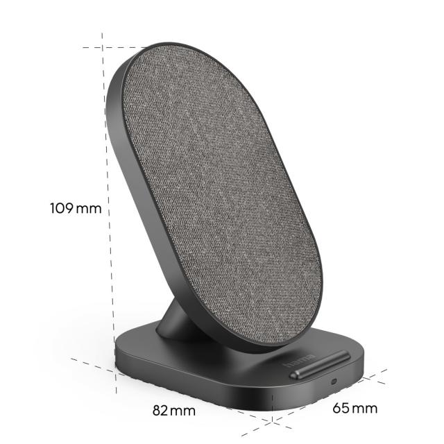 Hama "QI-FC10S-Fab" Wireless Charger, 10 W, 201685 