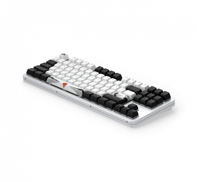 Геймърскa механична клавиатура Dark Project 87 Fuji V2 RGB TKL - G3MS Sapphire Switches, ABS 