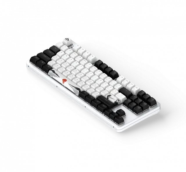 Геймърскa механична клавиатура Dark Project 87 Fuji V2 RGB TKL - G3MS Sapphire Switches, ABS 