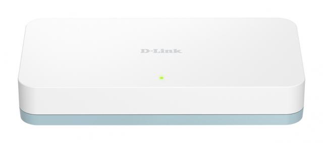 Суич D-Link DGS-1008D/E, 8 портов, 10/100/1000, Gigabit, Desktop  