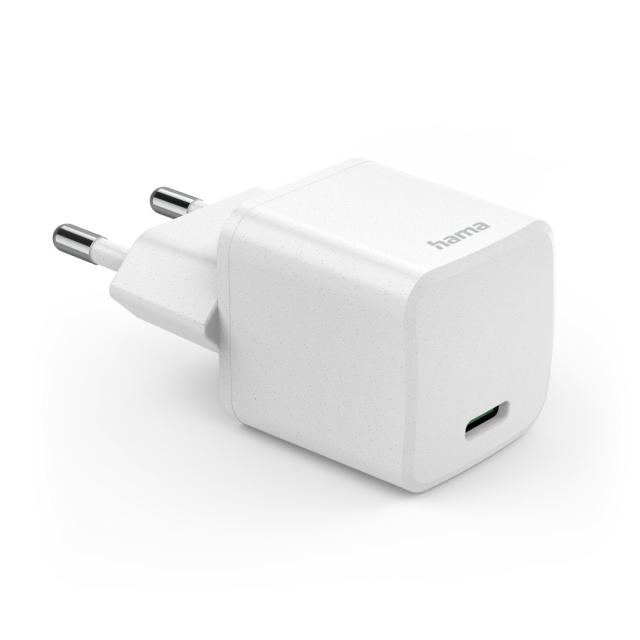 Бързо мини зарядно HAMA "Eco", USB-C, 25 W, 187278 