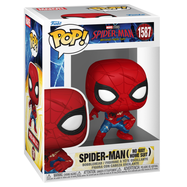 Funko Pop! Marvel: Spider-Man Brand New Day Spider-Man (No Way Home Suit) #1587 
