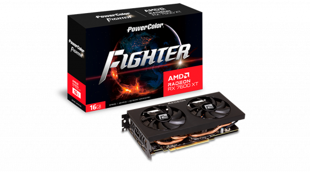Graphic card POWERCOLOR RX 7600 XT Fighter 16GB GDDR6 