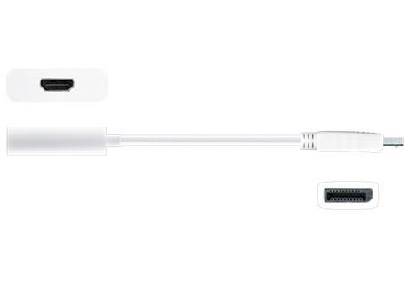 Адаптер j5create JDA154, DisplayPort мъжко - HDMI женско, 90 мм