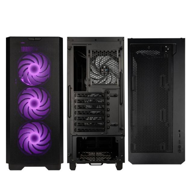 Кутия Kolink Unity Solar ARGB Mesh Mid-Tower, Black 