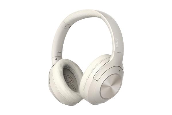 Блутут слушалки с микрофон А4tech BH220, Bluetooth v.5.3, Бежови 