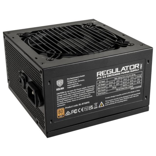 Power Supply Kolink Regulator 750W 80+ Gold ATX 3.0 