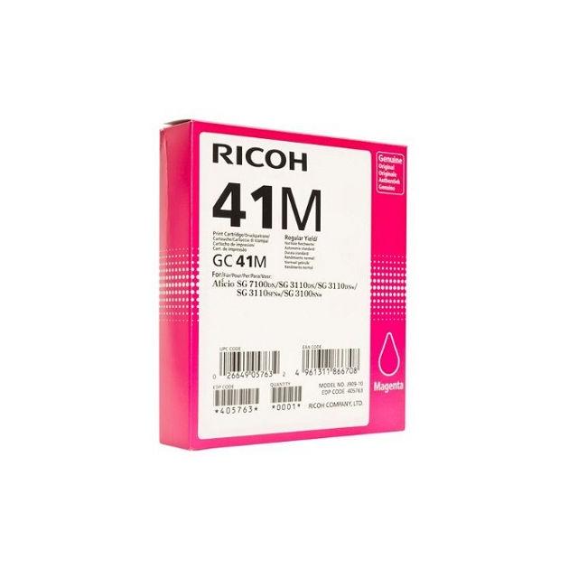 Gel ink RICOH GC41M, 2200 pages Magenta