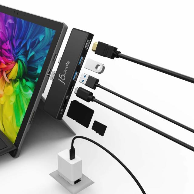 j5create ULTRADRIVEMINIDOCK for Surface Pro 7 