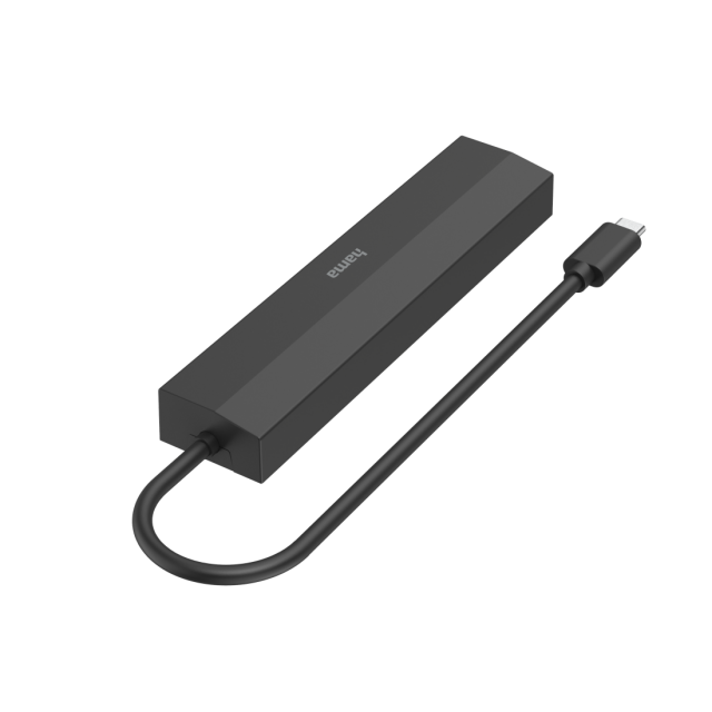 USB-C хъб HAMA, мултипорт, 6 порта, 3 x USB-A, USB-C, HDMI, LAN/Ethernet 