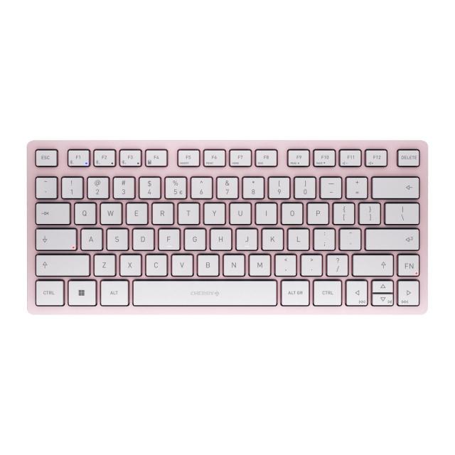 Безжична клавиатура CHERRY KW 7100 MINI BT, Bluetooth, Розова 