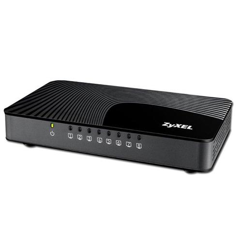 Суич ZYXEL GS-108S, 8 портов, Gigabit 