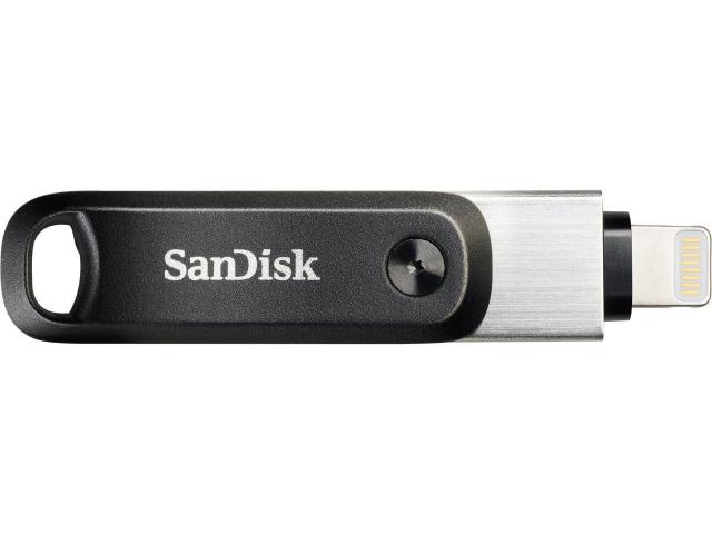 USB памет SanDisk iXpand Flash Drive Go, за Apple iPhone и iPad, USB 3.1 Gen 1, 256GB, Сребрист 