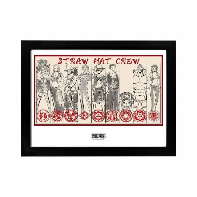 GBEYE ONE PIECE - Framed print "Straw Hat Crew" (30x40)