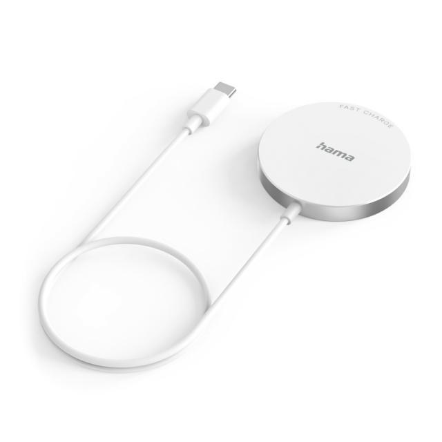 Hama "MagCharge FC15" Wireless Charger, 15 W,  for Apple 
