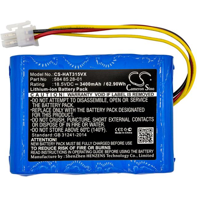 Camera Battery for Lawn Mower  GARDENA Sileno, HUSKVARNA 100Li CS-HAT315VX 18,5V 3400mAh Cameron Sino 