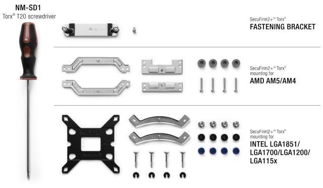 Mounting kit Noctua NM-M1-MP78, Multi-socket SecuFirm2+ 