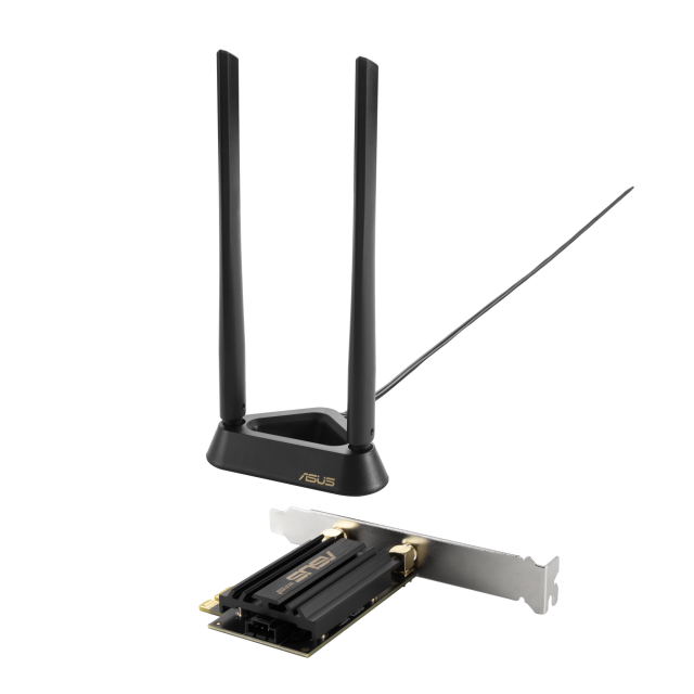 Wireless adapter ASUS PCE-AXE59BT WiFi 6E PCI-e, Bluetooth 5.2 