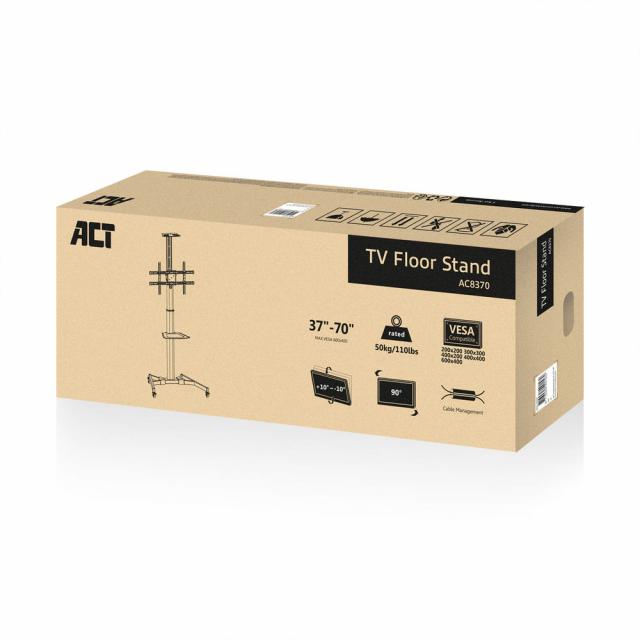 ACT, Mobile tv/monitor floor stand, 37" up to 70", AC8370 