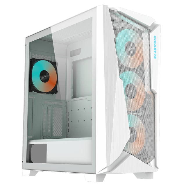 Case Gigabyte C301 WHITE, Tempered Glass, Mid-Tower, RGB Fusion