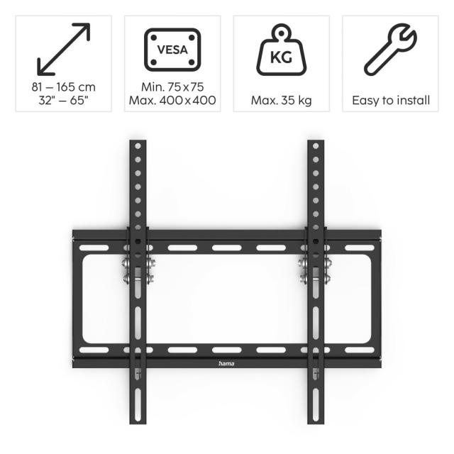 Hama TILT TV Wall Bracket, 191 cm (75"), HAMA-118069 