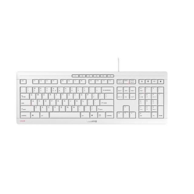 Classic keyboard CHERRY STREAM, Pale grey 