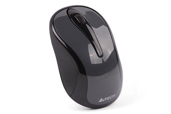 Wireless mouse A4tech G3-280NS, 2.4G Hz, Silent, Grey 
