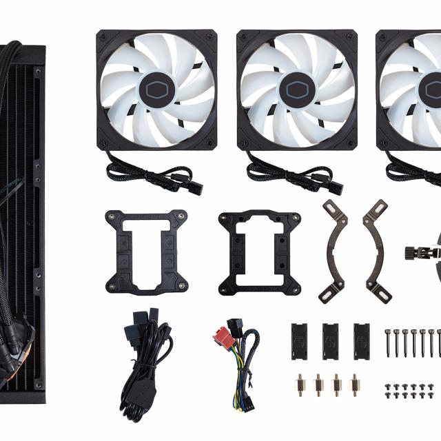 CPU AIO Cooler Master ML360L Core ARGB Black 