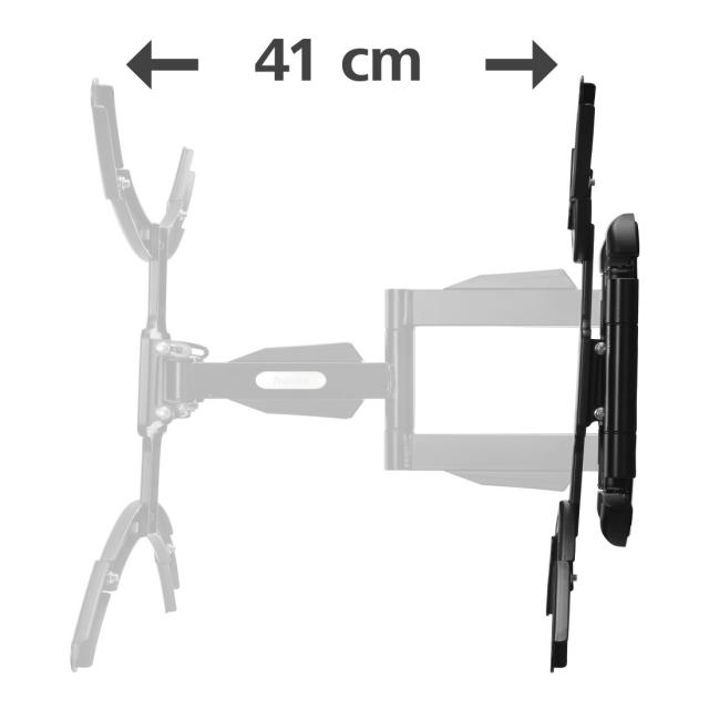 Hama TV Wall Bracket, Swivel, Tilt, Pull-out, 229 cm (90"), 220837 