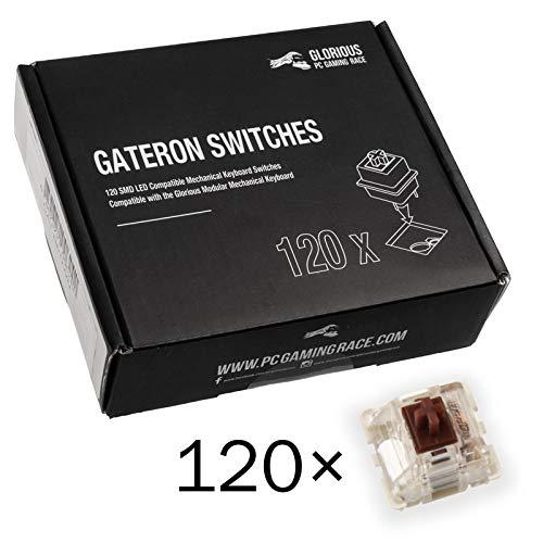Glorious MX Switches for mechanical keyboards Gateron Brown 120 pcs 