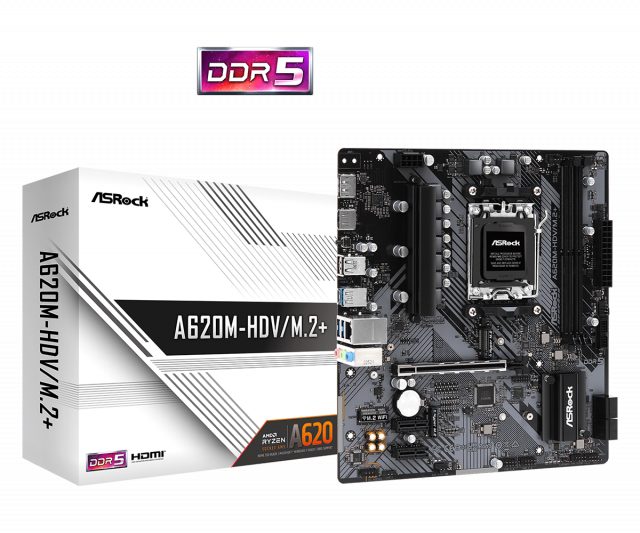 Motherboard ASROCK A620M-HDV M.2+, Socket AM5, mATX 