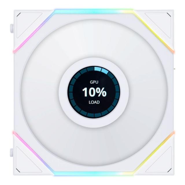 3 Fan Pack Lian Li UNI FAN TL LCD 120mm - White 